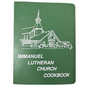 Immanuel Lutheran Church Cookbook 1987 Vtg Recipe Collection Ring Bound Canning